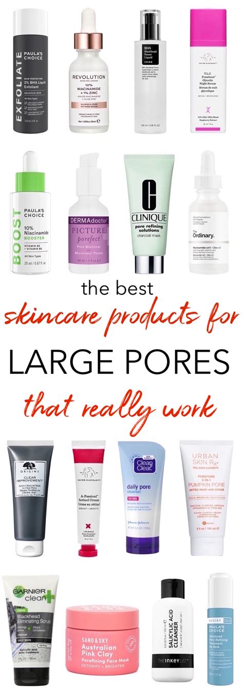 best products for unclogging pores.